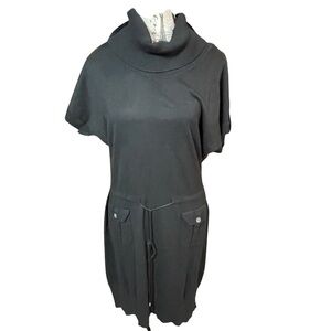 Laundry by Design Black Cowl Neck Sweater Dress